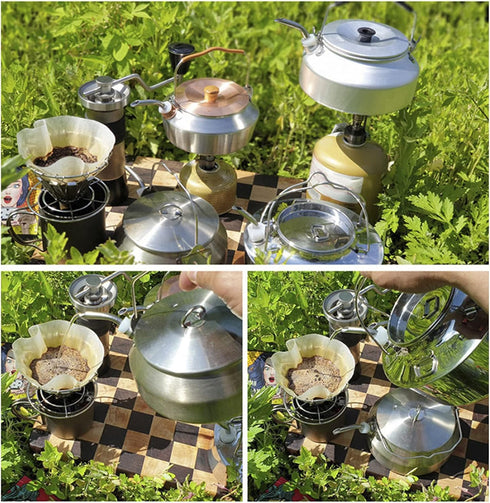 Coffee Kettle Teapot Nozzle, Extended Spout Resistance, Stainless Steel Outdoor Kettle Spout