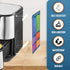 Air Fryer Magnetic Cheat Sheet Set by Linda’s Essentials - Quick Reference Guide for Cooking Times & Kitchen Conversions