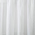 No. 918 Tayla Crushed Texture Semi-Sheer Curtain Panel, 50" x 95", White, Rod Pocket