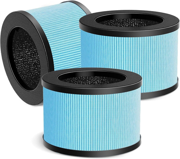 MK01 MK06 True HEPA Air Filter Replacement for AROEVE, ToLife TZ-K1, Kloudi DH-JH01, POMORON MJ001H Air Purifier