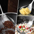 KAYCROWN Skimmer Slotted Spoon - 2 Pack Stainless Steel Pasta Spider Strainer for Frying and Cooking.