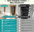 PAULONE 10-Pocket 95lbs 10-Shelf,) Multi-Use Over the Door Organizer, Heavy Duty Capacity with Breathable Mesh