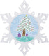 Make Your Own Acrylic Craft Photo Snowflake Ornaments, Pack of 12