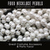 "Skeleteen Faux White Pearl Necklaces - 12 Pack Pearl Beaded Necklace Party Favors"