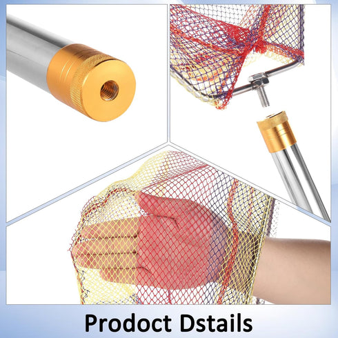 IAOVAW Set 2 74 Inch Chicken Catching Net Nets with Adjustable Pole, Lightweight Bird & Animal Catcher for Chickens
