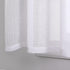 White Short Sheer Curtains, 36 Inch Length for Kitchen Door, 2 Panel Set for Small Window Decor
