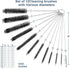 Straw Cleaner Brushes Set, 12 Pieces 8.2 Inch Bottle Cleaning Brush Kit for Sippy Cups and Tumblers