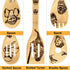Star War Wooden Spoons Kitchen Cooking Utensils, Bamboo Utensil Set for Cooking, Heat Resistant for Non-Stick Cookware