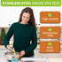 Spring Chef - Mint Large Cookie Scoop for Baking, Multifunctional #20 Scoop with Trigger Release, Ice Cream, Melon Baller Scoop, Stainless Steel 2.93 Tbsp Cookie Scoop, Cookie Dough Scoop