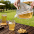 8Pcs 1.3 Collapsible Water Container Bag Gallon, Freezable Plastic Foldable water Pouch Bag with Handles,Leak-Proof