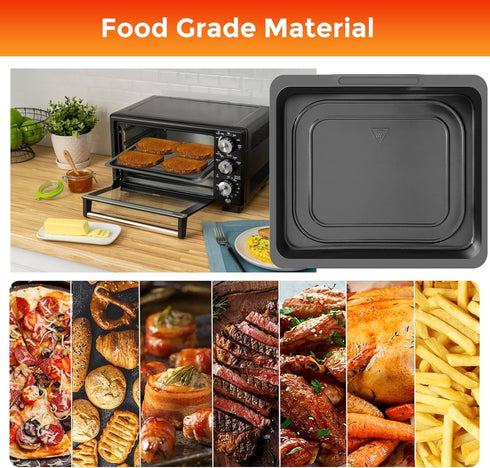 Air Fryer Cooking Tray for Instant Vortex Plus 10 Qt, Food Grade Nonstick Replacement Rack Parts, Dishwasher Safe