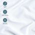Bare Home Microfiber Pillow Cases - King Size Set of 2, Cooling Double Brushed White Pillowcases, Easy Care