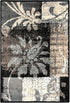 Superior Indoor Area Rug, Jute Backed, Modern Floral Patchwork Decor, 2' x 3', Perfect for Entryway, Office,
