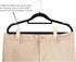 Velvet Hangers Clips, 20 Pack Ivory Pants Hanger Clips, Strong Clips for Thin Felt Hangers