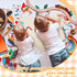 VitalCozy 6 (23.6 15.8 Inch) Pcs Montessori Mat Montessori Classroom Rug Materials Children Playing Mat Cotton Working