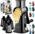 Zulay Rotary Cheese Grater, 5 Blade Cheese Shredder - Manual Hand Crank Cheese Grater with Reinforced Suction & 5