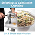 Set Cavatelli Maker Machine w Easy to Clean Rollers - Makes Authentic Gnocchi, Pasta Seashells & More - Precision