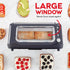 DASH Clear View Toaster: Extra Wide Slot Toaster with See Through Window - Grey