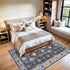 5x7 (5x7 Living Room Area Rugs: Washable Non-Slip Stain Resistant Rug for Bedroom Dining Room Vintage Ultra Soft Indoor