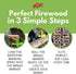 16" THE MINGO Ultimate Firewood Measuring Tool - Chainsaw Fire wood Marking Tool With Marking Wheels - Log Paint Marker