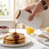Set, Set 2 DOITOOL Oil and Vinegar Dispenser Bottle White Ceramic Olive Oil or Soy Sauce Dispenser for Kitchen