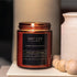 Craft & Kin Fall Scented Candle for Men, Premium English Leather Candle, All-Natural Scent for Home, 8oz, 45-Hour Burn