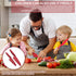 SWIBINJIT Nylon Knife Set for Kids, 2 Piece Set 11” and 9” for Cutting Fruits, Veggies, and Bread