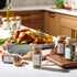 Set, Sets Glass Spice Jars with Label Bamboo Lids & Funnel - Kitchen Airtight Storage Jars with Lids - Spices