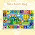 3x5 Kids Rug for Playroom, ABC Educational Carpet for Classroom,Non Slip Washable Play Mat with Alphabet Numbers