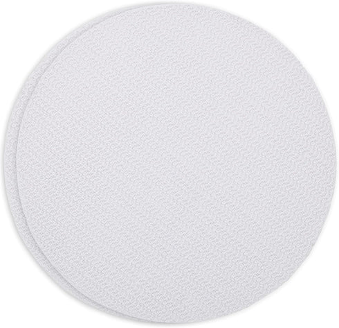 Ateco Set of 2 Reusable Non-Slip Pads - Food Safe Plastic, 12-Inch Diameter, White