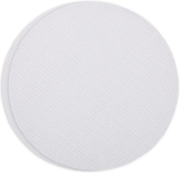 Ateco Set of 2 Reusable Non-Slip Pads - Food Safe Plastic, 12-Inch Diameter, White
