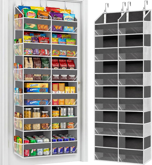 Over the Door Organizer 6 Tiers, Extra Large Behind Door Storage of