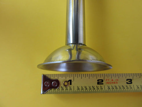10 mm Narrow Snack Stick Slim Jim Sausage Tube Funnel - for Jerky Gun, 2 1/16" Base Diameter