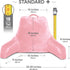 Husband Pillow Pink, Original Reading Pillow in Bed Rest Chair, Shredded Memory Foam Large Lounge Cushion Adult