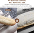 Golden Baguette Pan, Nonstick Long French Bread Pan Mold, 3 Slots Perforated Italian Baking Pan for French Bread