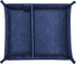 SITHON Dark Blue Valet Tray Organizer, Removable 2 Compartment Catchall Tray for Bedside, Vanity, Nightstand