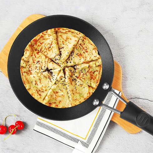 NonStick Frying Pan, Breakfast Fried Egg Pancake Pan, Cooking Pot with Heat-Insulating Handle for Home Kitchen
