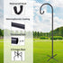 Shepherd-Hooks Adjustable for Bird-Feeder Lantern Plant-Hook Garden-Stake - Plant Stand Hanger for Outdoor Flower