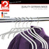 MAWA Ft Reston Lloyd Silhouette Non-Slip Space Saving Clothes Hanger, Set of 10, White