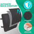 Dromere Lumbar Support Pillow for Office Chair, Ergonomic Memory Foam Back Cushion with Adjustable Straps