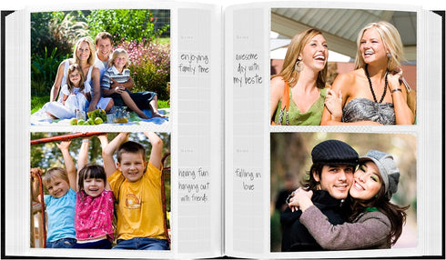 Pioneer Photo Albums 200-Pocket European Bonded Leather Photo Album for 5 by 7-Inch Prints, Black