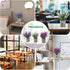 Indoor3-Pack Plant Stand Lifelike Artificial Lavender Artificial Plants Indoor, Nordic Lavender Table