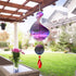 Wind Spinners, 3D Hanging Wind Spinner for Yard and Garden, Metal Flowers Outdoor Hanging Decor