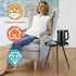 SYQ Round Metal Side Table Small End Table for Indoor Outdoor, Mid Century Modern Decor, Simple Circle Accent Table