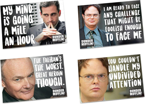 The Office Merchandise Refrigerator Magnets, Set of 4