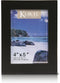 Klikel 4x5 Picture Frame - Black Wooden Photo Frame with Glass Protection, Ready for Display