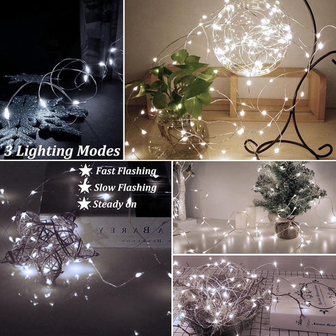 48 Pack 7 20 AIKEI LED Fairy Lights Battery Operated, Fairy String Lights Waterproof Feet Led Firefly Starry Lamps