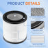 KJ150F-C02 Replacement Filter for Silveronyx Air Purifier, 5 Speed H13 True HEPA, 2 Pack