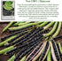 50+ Packet, "Black Valentine" Bush Bean Seeds, Heirloom Seeds Per Non GMO Seeds, (Isla's Garden Seeds), Botanical Name:
