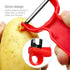 Original Vegetable Peeler Carbon Steel Blade 3-Pack in Red, Green, Yellow